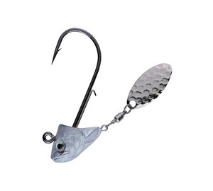 K.P SPINNER JIG 3D FISH HEAD 10G 2/0