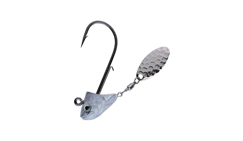 K.P SPINNER JIG 3D FISH HEAD 10G 2/0
