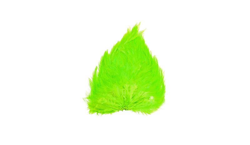EUMER INDIA COCK SADDLE HACKLE GREEN