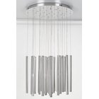 Kattovalaisin Maxlight Organic mallisto kromin värisenä 33x1W +4x3W himmennettävä 3000K P0175D