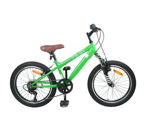 vidaXL Lasten maastopyörä 20 Tuumaa 6-Speed 5-8 vuotta Vihreä