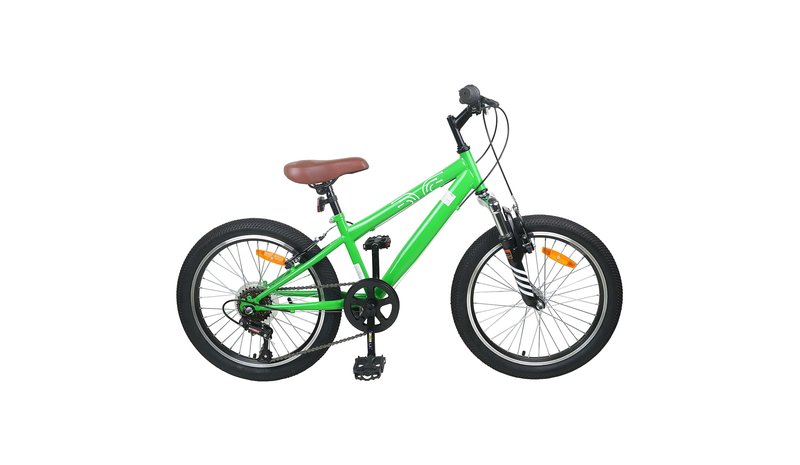 vidaXL Lasten maastopyörä 20 Tuumaa 6-Speed 5-8 vuotta Vihreä