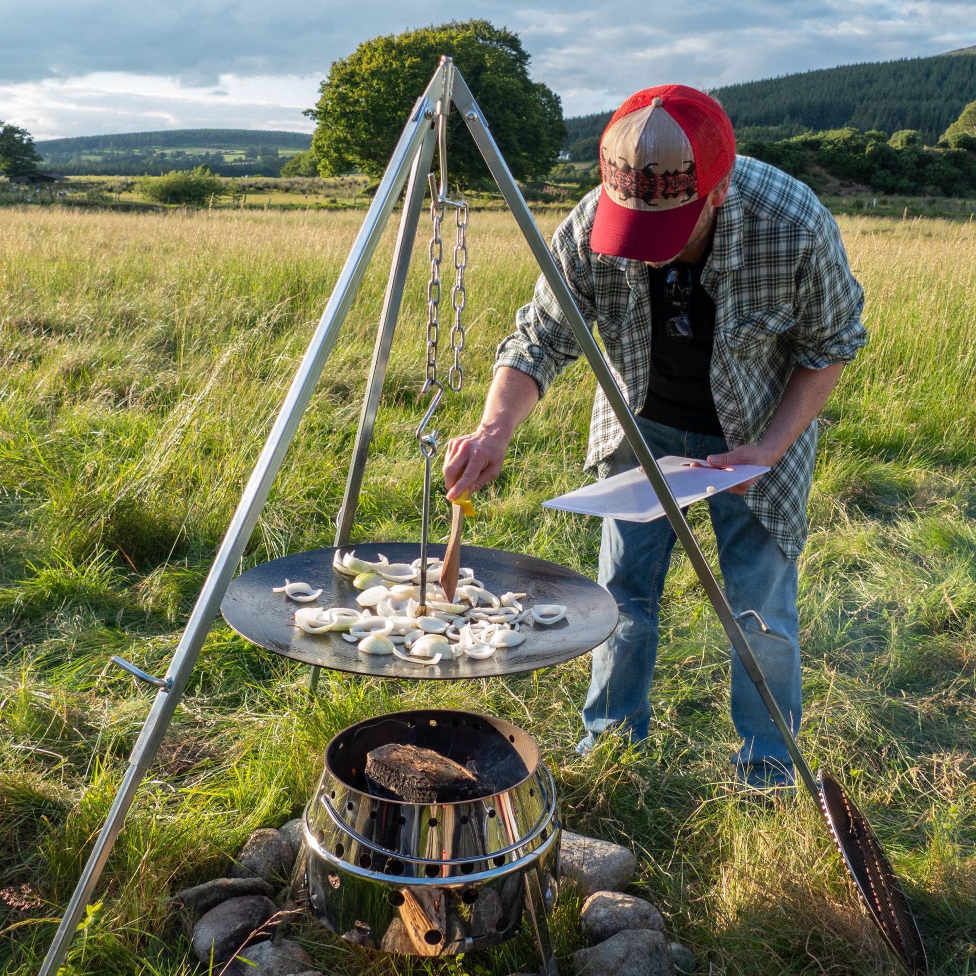 Petromax Hanging grill tray for tripod, roikkuva grillialusta