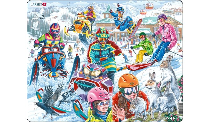 LARSEN MAXI SPEEDY SNOWMOBILES PALAPELI