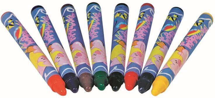 Goki Wax Crayon for Textiles 8pcs. – kuva 2/2