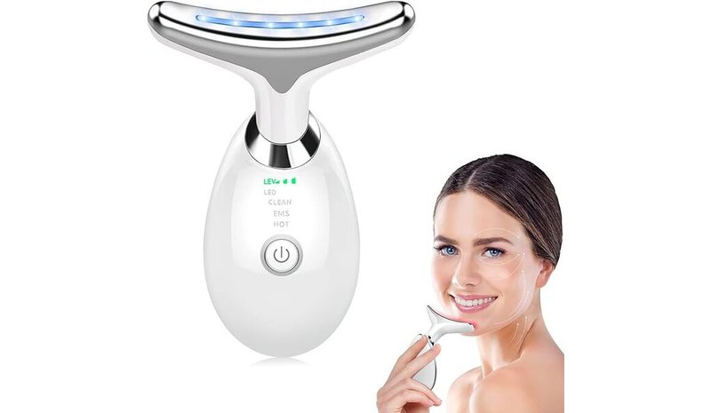 Kasvohierontalaite LED-lampulla