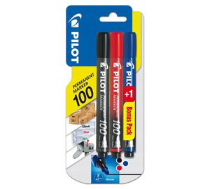 Pilot 100 2+1 permanent marker merkkauskynä