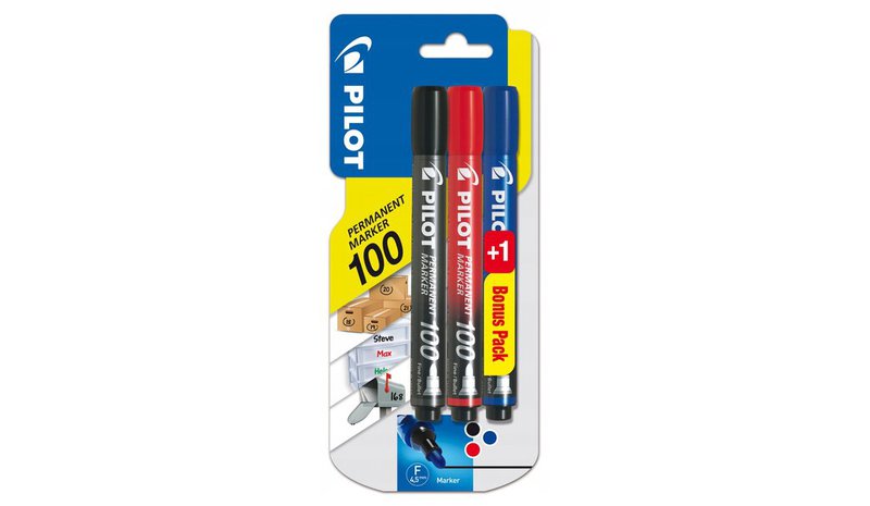 Pilot 100 2+1 permanent marker merkkauskynä