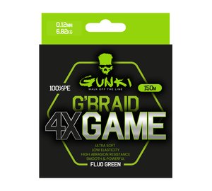 GUNKI GBRAID 4X GAME 150M 0,20MM 11.36KG