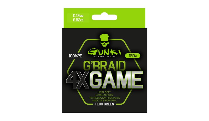 GUNKI GBRAID 4X GAME 150M 0,20MM 11.36KG