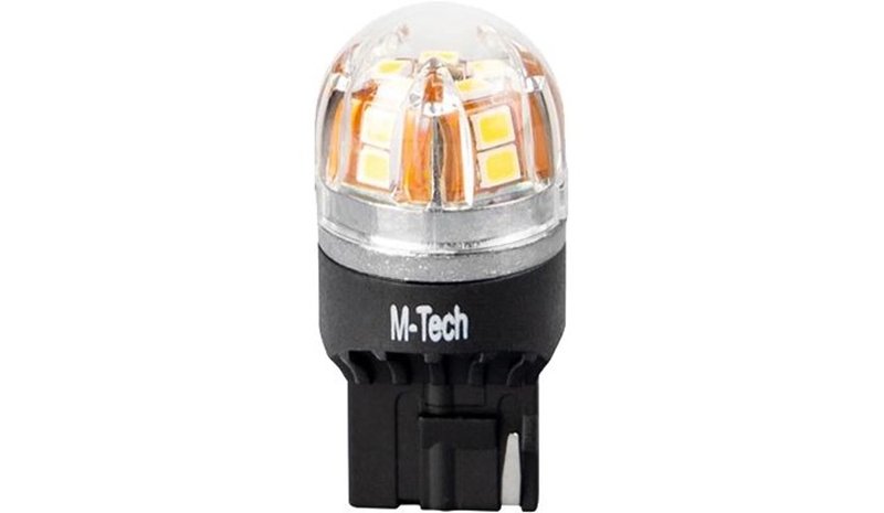 M-TECH PLAT LED W21W T20 2,8W W3X16D
