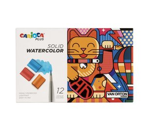 CARIOCA PLUS 45210 12KPL AKVARELLIVä?RI