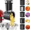 Vihannesten viipalointi ja raastin 5 kappaletta KitchenAid keittiökoneelle – kuva 4