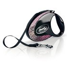 flexi Glam Composition kelatalutin, musta koko M: enintään 20kg (5m) koirille