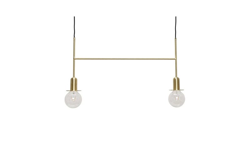Hübsch - Twice Riippuvalaisin Brass – kuva 1/1