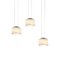 Serien Lighting - Reef 1 LED Riippuvalaisin Brushed/White – kuva 1