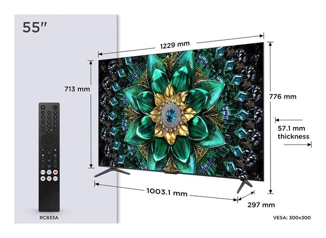 TCL 55Q6C (55"), LED-televisio