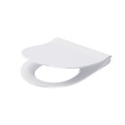 WC:n kansi Cersanit City Oval Slim, hitaasti laskeutuva.