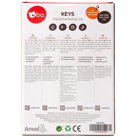 bo. Interactive Baby Keys ensiavaimet