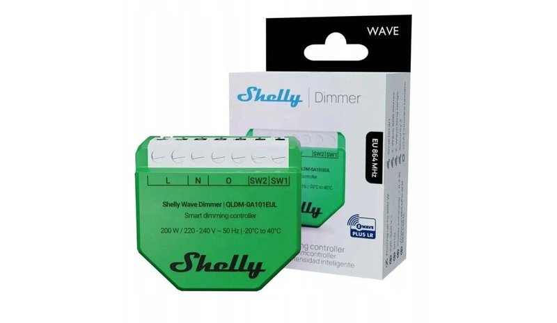 Shelly Wave Dimmer LR -älykäs himmenninkontrolleri