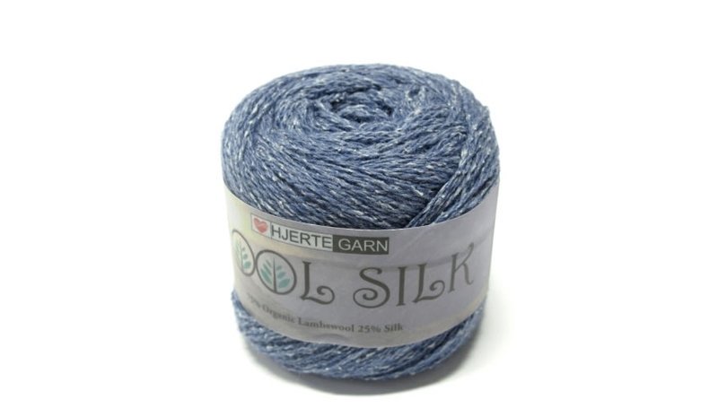 HJERTEGARN WOOL SILK 50G 3005 LANKA