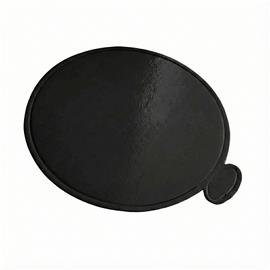 Leivosalusta pyöreä- Musta 8cm, 50 kpl