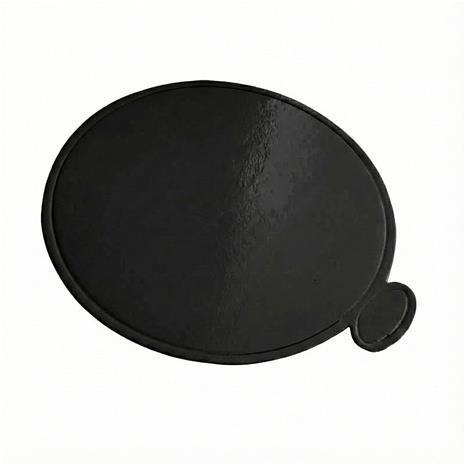 Leivosalusta pyöreä- Musta 8cm, 50 kpl