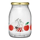Muurla - Muumi Lasipurkki 1 L Iloiset Omenat