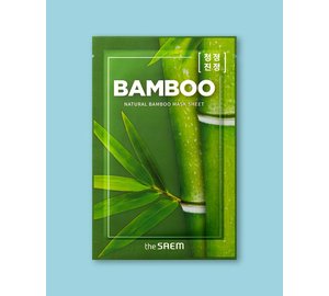 The Saem Natural Bamboo Mask Sheet - 21 ml / 1 sheet