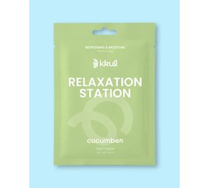 kkul Relaxation Station Cucumber Sheet Mask - 25 ml / 1 sheet