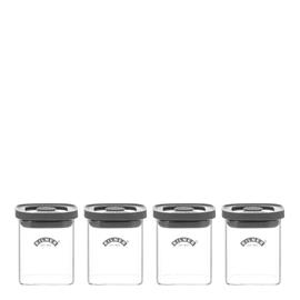 Kilner - Fresh Maustepurkki 4 kpl Lasi/Harmaa