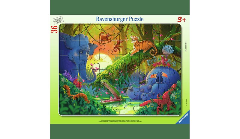 Jungle Lasten palapeli 30–48 palaa Ravensburger – kuva 1/6