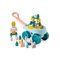 Ecoiffier Trolley with 40 building Maxi bricks – kuva 1