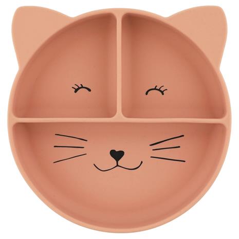 Trixie Silicone Plate with Compartments and Suction Cup - Mrs. Cat
