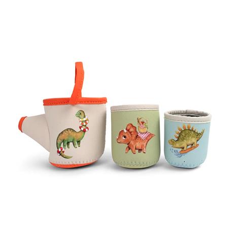 Filibabba Neoprene bath toys - Dino activity cups