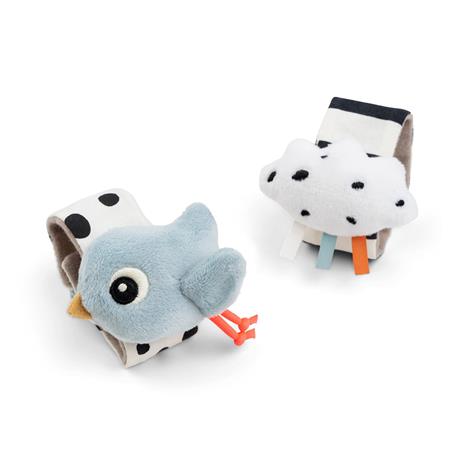 Done By Deer Rannehelistin Happy Clouds 2-pack, Blue