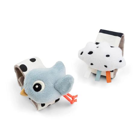 Done By Deer Rannehelistin Happy Clouds 2-pack, Blue