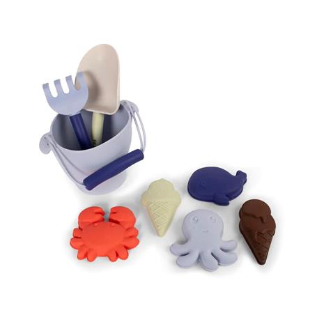 Filibabba Silicone beach set - Blue Mix