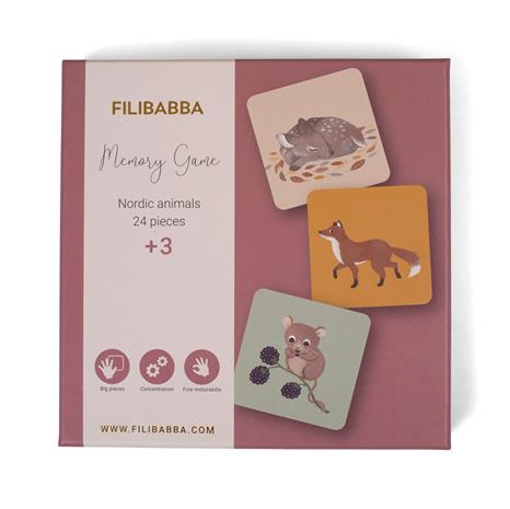 Filibabba Memory game - Nordic animals