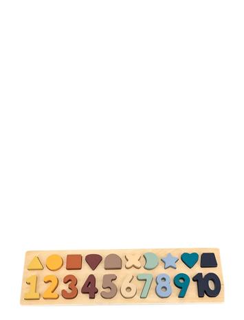 Magni Puzzle with numbers and shapes