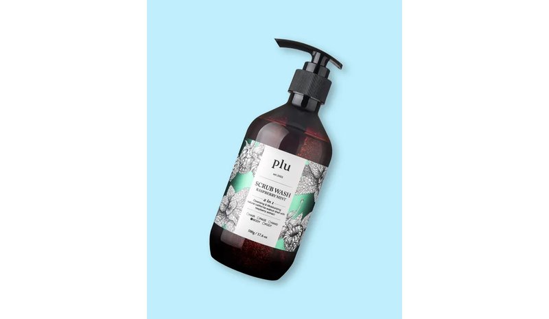 Plu Scrub Wash Raspberry Mint - 500 g