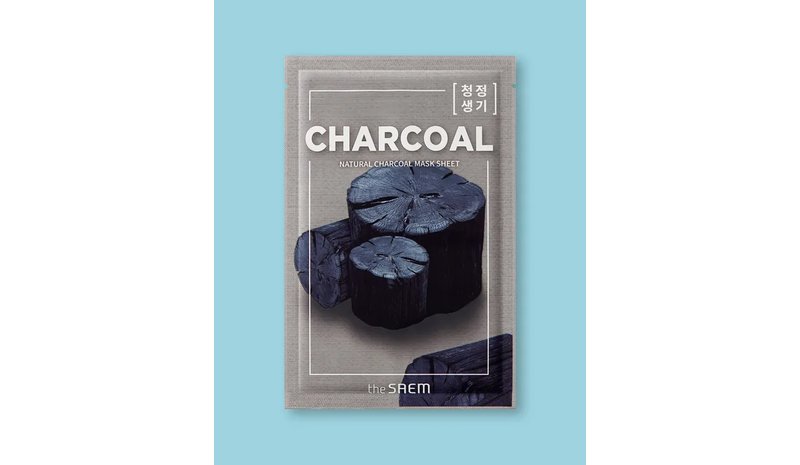 The Saem Natural Charcoal Mask Sheet - 21 ml / 1 sheet