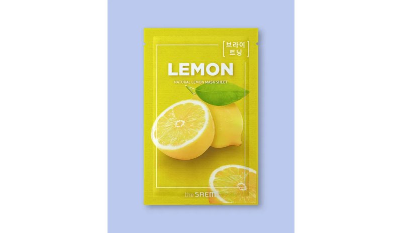 The Saem Natural Lemon Mask Sheet - 21 ml / 1 sheet