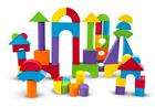 B Beez - Large Foam Blocks, 52 Pcs (53008)