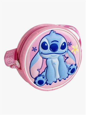 Disney Stitch 3D Olkalaukku, Vaaleanpunainen