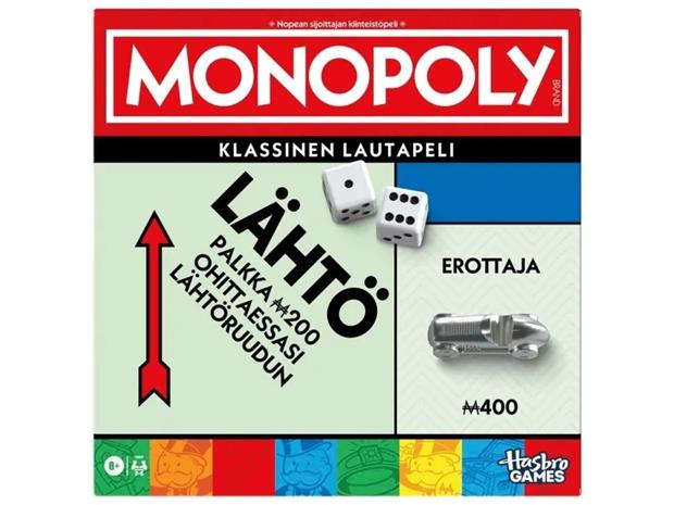 Monopoly Classic Refresh Perhepeli FI