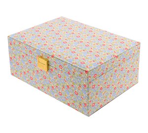 Bon Dep Jewelry Box Square Mw Liberty Betsy Ann Light Blue