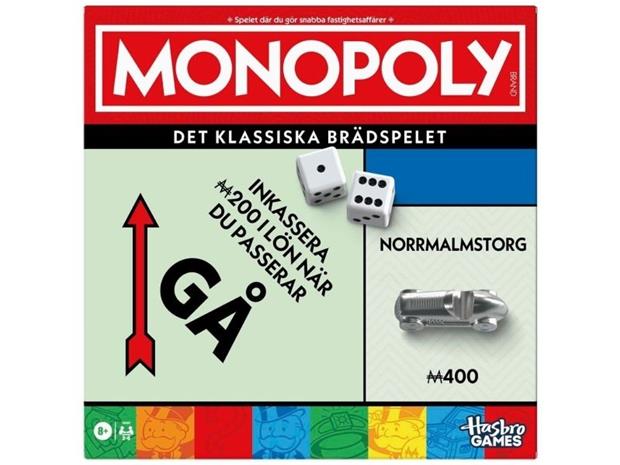 Monopoly: Classic Refresh 2025 (Ruotsi) LAUTA