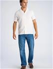 Lindbergh Solid Dobby Cotton Shirt S/S - White - XXL