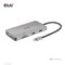Club 3D 3.1 Gen1 USB-C 9-in-1 -hubi, Harmaa – kuva 1
